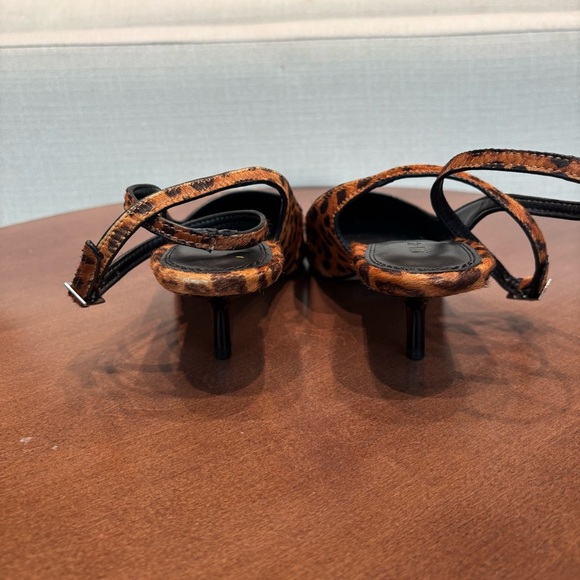 NWOT NA-KD Leather Pointy Ankle Strap Pumps, Size 5.5 - Picture 11 of 15